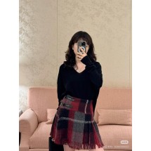 디올 25 초가을 최신 캐시미어 라펠 스웨터 (해외배송)