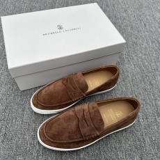 브루넬로쿠치넬리 남성 스웨이드 로퍼 (해외배송)