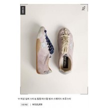 골든구스 실버 스타 & 힐탭 파스텔 핑크 스웨이드 트루스타 (국내배송)