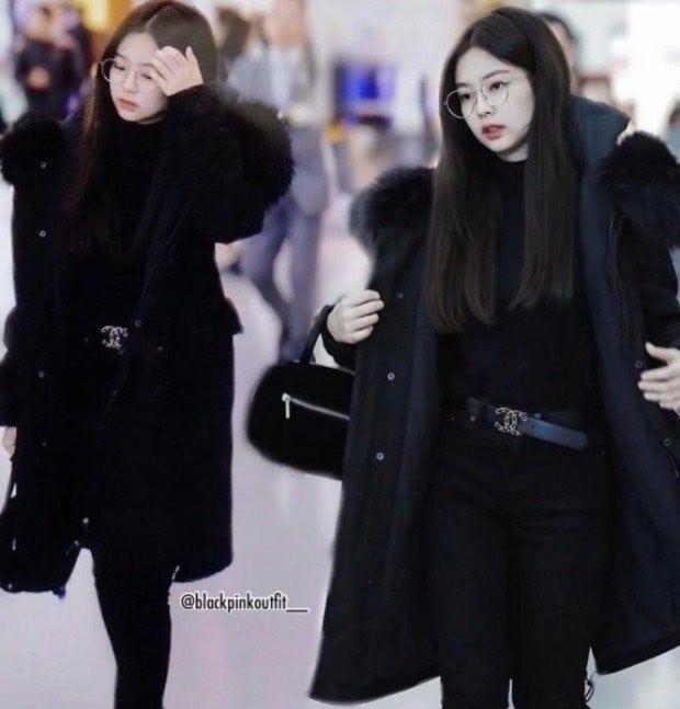 샤넬 체인로고 레더벨트(여성용) (국내배송)