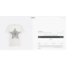 디올 신상 여성 자수로고 린넨 반팔  (국내배송)