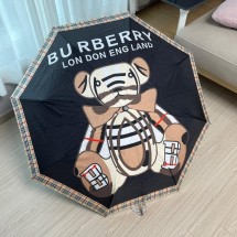 버버리 보타이 테디베어 블랙 3단 자동우산&양산 겸용 (국내배송)